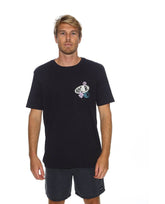 SUN BUZZED TEE - Washed Black - Rip Curl